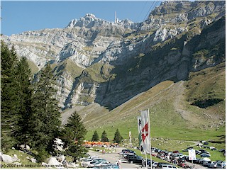 Mount Saentis seen from Schwaegalp