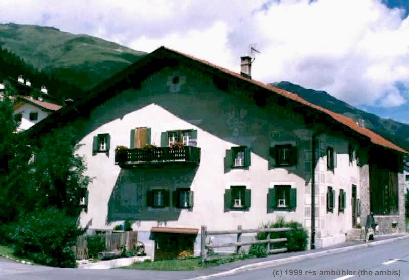 A typical house in the Engadina