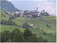 The village of Guarda seen from a distance