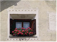 To preserve warmth during the cold winters, the walls are solid and very thick and the windows rather small