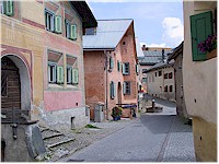 The roads are covered with paving-stones