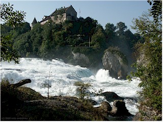 Castle "Laufen" seen from the opposite shore