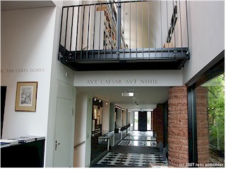 Hallway at the Library Werner Oechslin