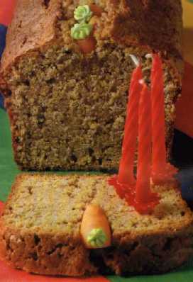 R&uuml;ebli Kuchen (Carrot cake)