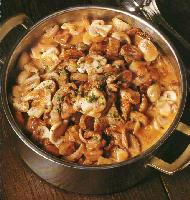 Z&uuml;rcher Geschnetzeltes (cut meat Z&uuml;rich style)