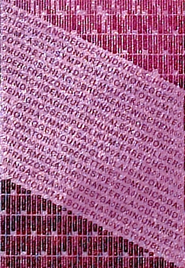 micro imprint on the front of the CHF 20 bill