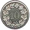 10 Rappen Zahl