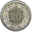 20 Rappen Zahl