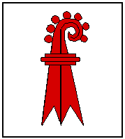 Flag of the split canton Basel Land