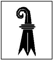 Flag of the split canton Basel Stadt