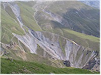 A new valley develops