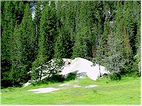 Lime oven along the park road