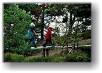 [ daniel und mathias beim wandern ]
