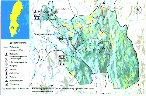 [ broschre des tiveden nationalpark ]