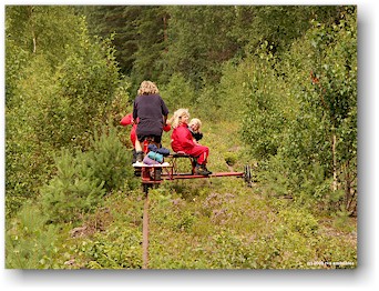 draisine in voller fahrt