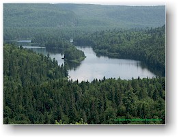[ blick auf den lake wapizagonke ]