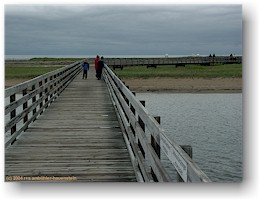 [ holzsteg an der kste im kouchibouguac nationalpark ]