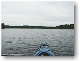 [ im kajak auf dem kouchibouguac river ]