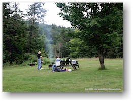 [ picknic area am bennett lake im fundy NP ]