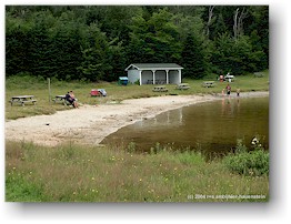 [ sandstrand am bennett lake im fundy NP ]
