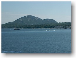 [ blick auf mount champlain und cadillac mountain im acadia NP ]