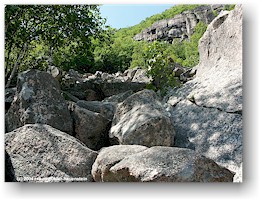 [ precipice trail zum champlain mountain ]