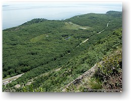 [ blick vom precipice trail auf die kste richtung sdwesten ]