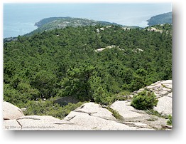 [ blick vom precipice trail auf die kste richtung sden ]
