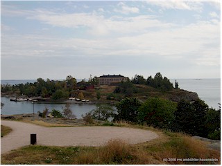 [ blick vom park kaivopuisto in helsinki ]