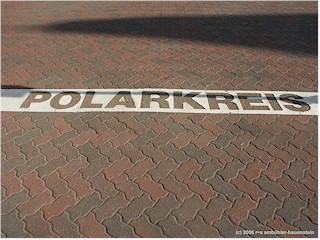 [ polarkreis bei rovaniemi ]