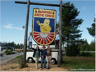 [ familie ambhler am polarkreis bei rovaniemi ]