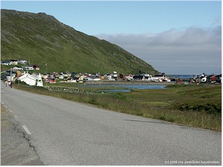 [ blick vom campingplatz kirkeporten auf skarsvg ]