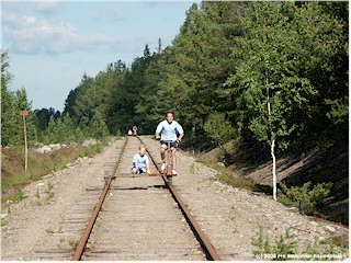 [ daniel und mathias in voller fahrt ]