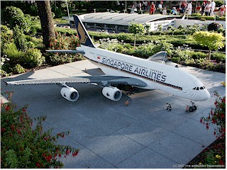 airbus A-380 im legoland
