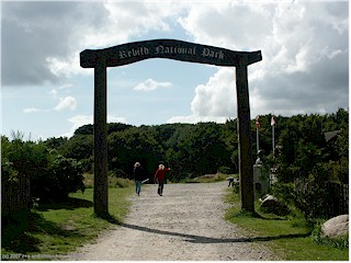 eingang zum rebild national park, DK