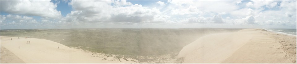 panorama-blick von der sanddne bei blbjerg, DK