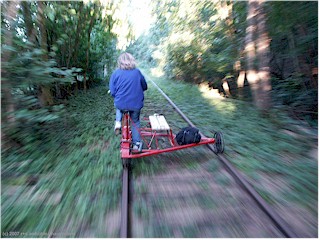 susanne in voller fahrt