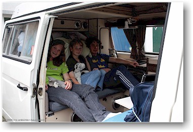 katrin, mathias und daniel im joker