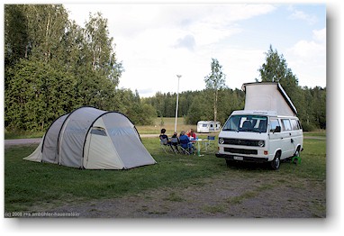 die ambis auf dem campingplatz oittaa bei espoo