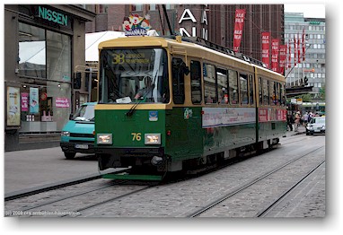 strassenbahn in helsinki