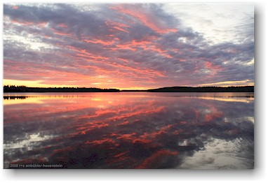 abendrot ber dem moskoselet bei moskosel, S