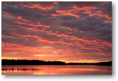 abendrot ber dem moskoselet bei moskosel, S