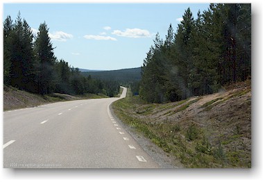 hauptstrasse E10 nrdlich von gllivare, S