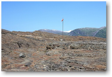 wanderweg vom svartisvatnet zum gletscher svartisen