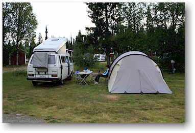 auf dem campingplatz trnaby