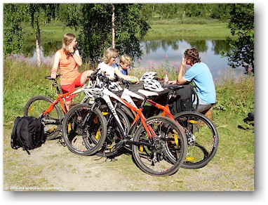 the ambis bei einer kurzen pause am stor-laisan