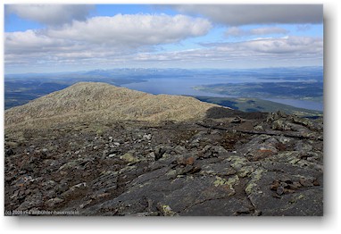 blick vom reskutan richtung norden