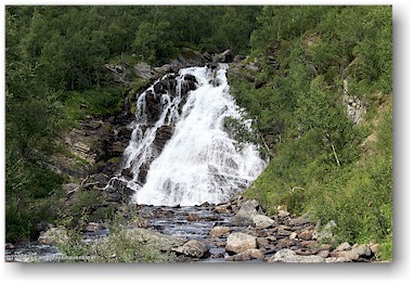 wasserfall bei fjllns, S