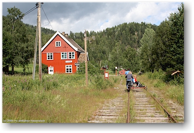 stillgelegter bahnhof kjerre