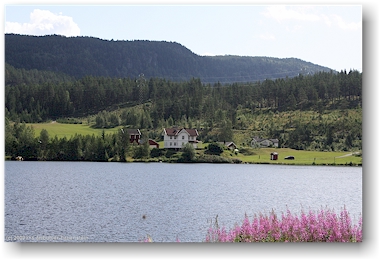 siedlung lofthus am ufer des lgen